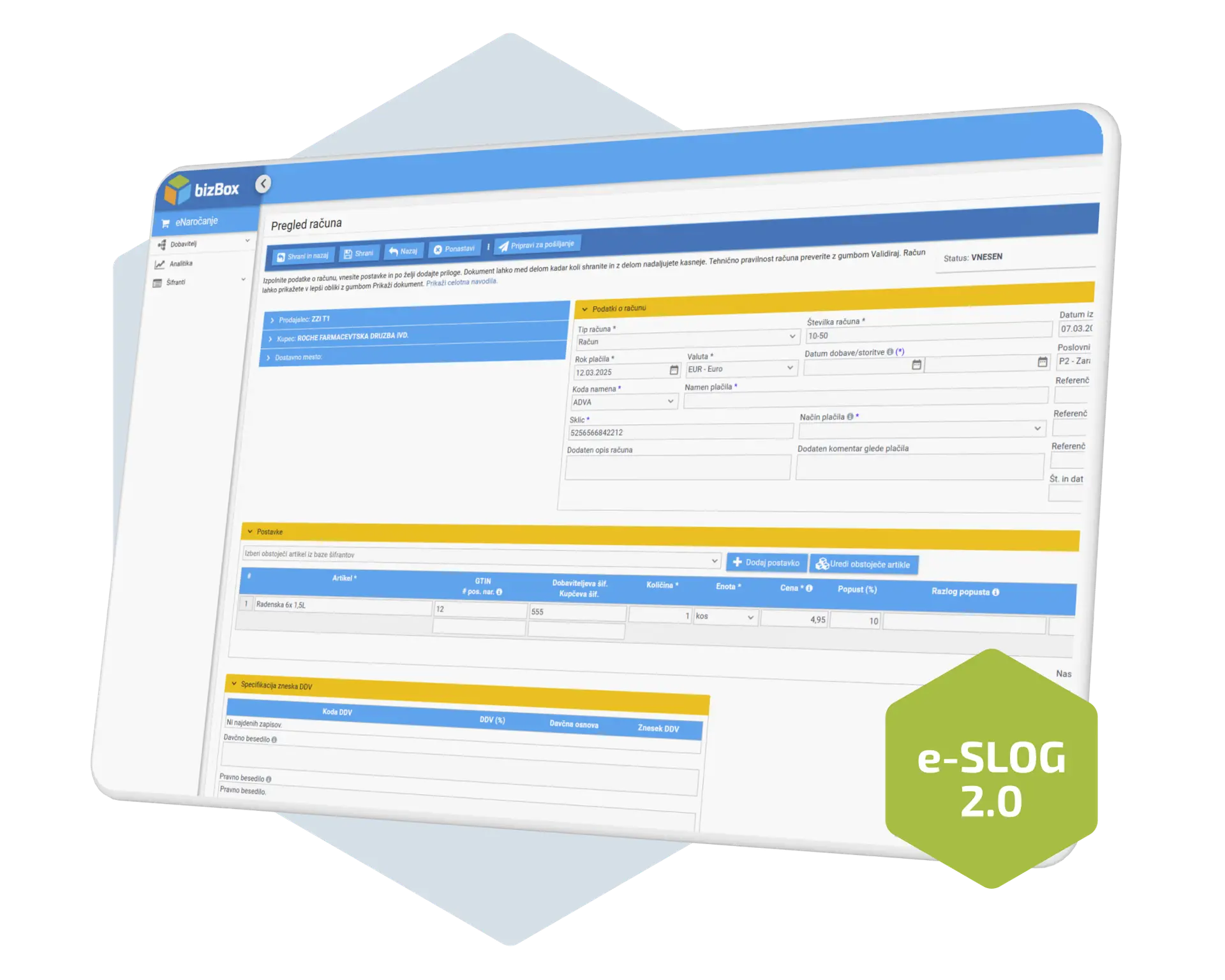 Web application 1 bizBox Aplikacija 1